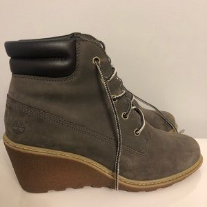 Timberland wedge boots! 🍂🍃🍁